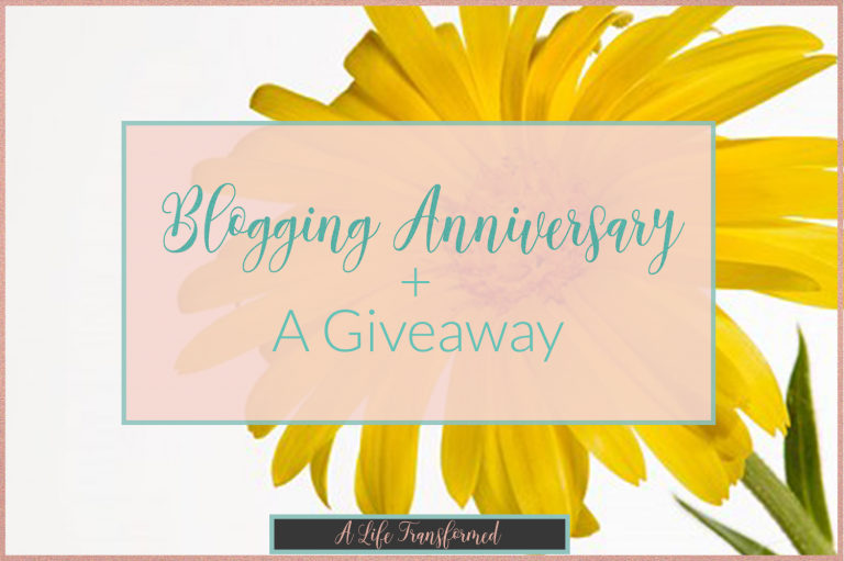 Blogging Anniversary + A Giveaway!