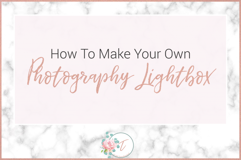 How To Make Your Own Photography Lightbox
