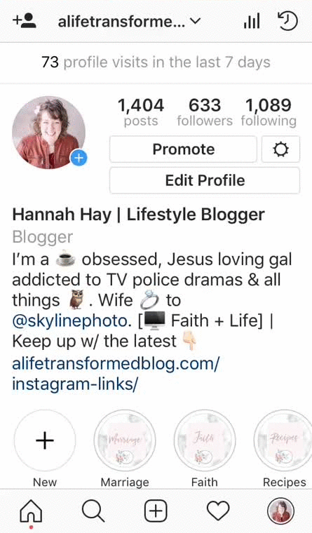 How I Made My Instagram Links