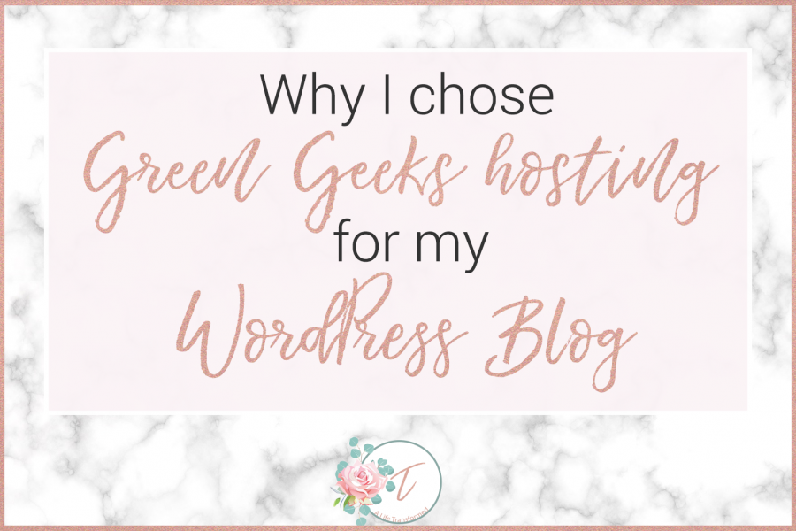 Why I chose Green Geeks hosting for my WordPress Blog