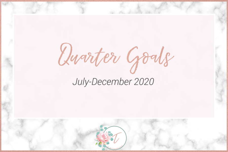 Quarters 3 and 4 Goals | 2020